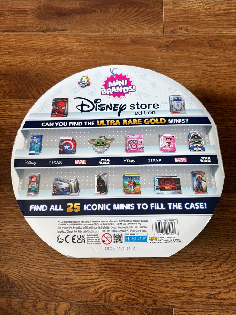 Disney Store Edition Collectible Toy Case - White